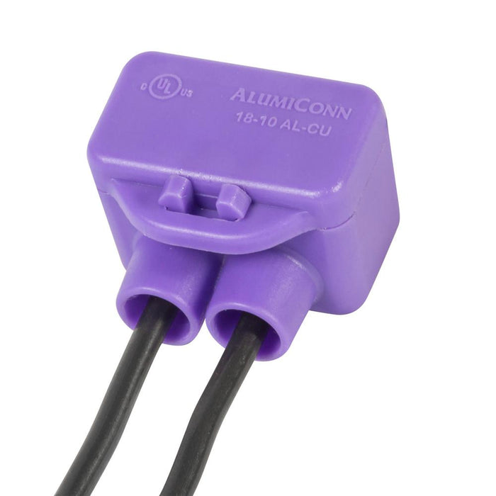 King Innovation AlumiConn Conector de cable Al/Cu de 2 puertos (paquete de 25) 95025 