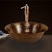 Houzer - Houzer HW-SIE1V Hammerwerks Series Undermount Copper Single Bowl Lavatory Vessel Sink, Antique Copper -  - Bathroom Sink - Vessel sink  - Big Frog Supply - 2