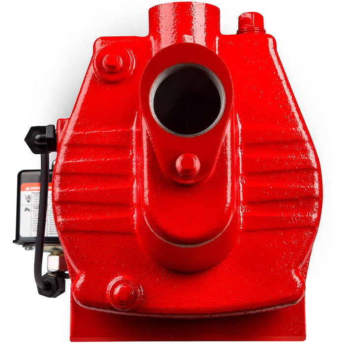 Red Lion RJS-100-PREM 602208 Bomba de chorro poco profunda de hierro fundido premium para pozos de hasta 25 pies, 9,1 x 17,8 x 9,1 pulgadas 