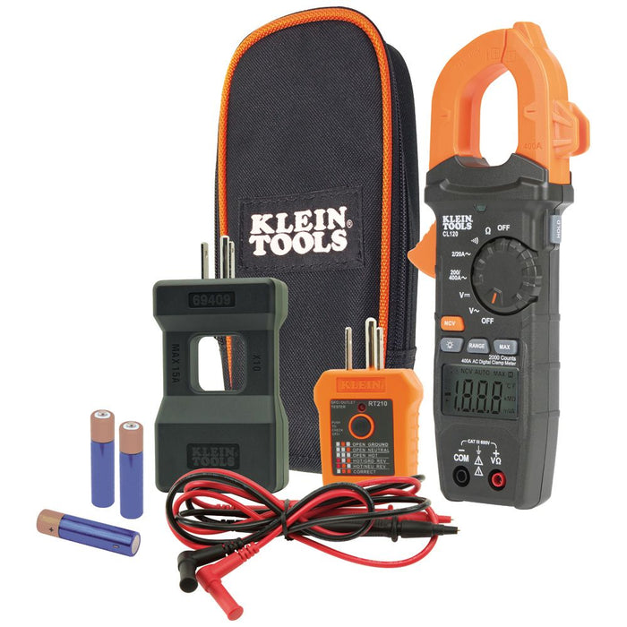 Klein Tools - CL120KIT - Clamp Meter Electrical Test Kit