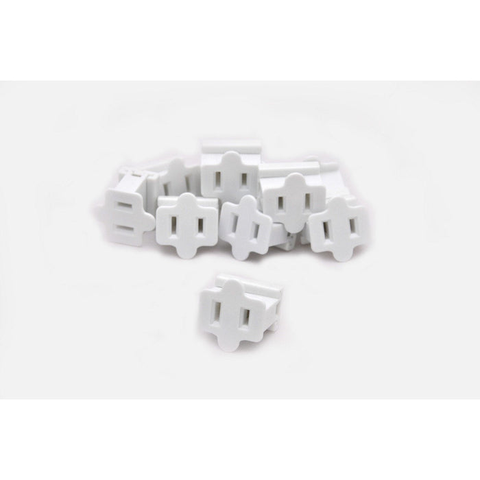 Seasonal Source - Female Slide On Polarized Outlet (10 Pack) - White -  - Holiday Accessories  - Big Frog Supply