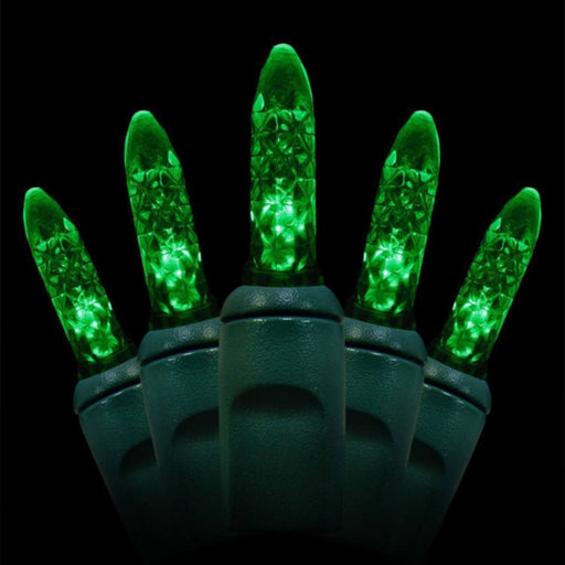 Seasonal Source - 70 M5 Green LED Holiday Lights, 4" Spacing -  - Standard Strands  - Big Frog Supply
