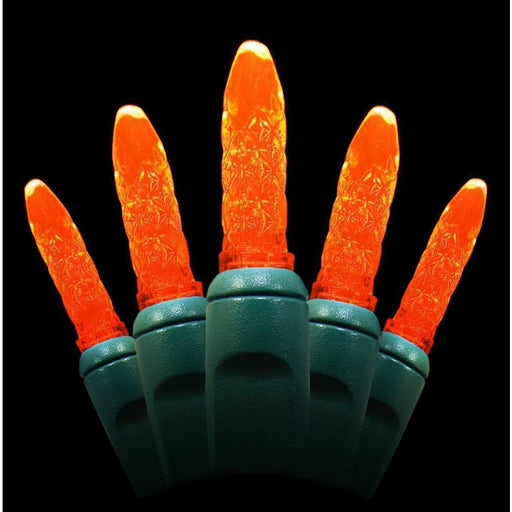 Seasonal Source - 70 M5 Orange LED Holiday Lights, 4" Spacing -  - Standard Strands  - Big Frog Supply