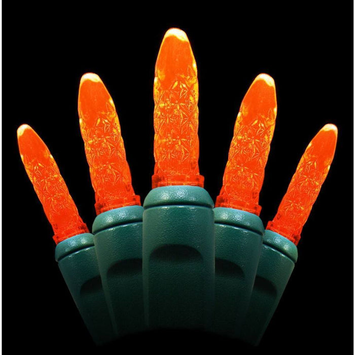 Seasonal Source - 70 M5 Orange LED Holiday Lights, 4" Spacing -  - Standard Strands  - Big Frog Supply