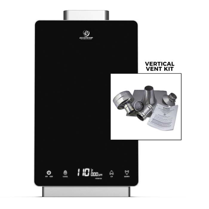 Eccotemp - i12-LPV - i12 Indoor 4.0 GPM Liquid Propane Tankless Water Heater w/ Vertical Vent Kit