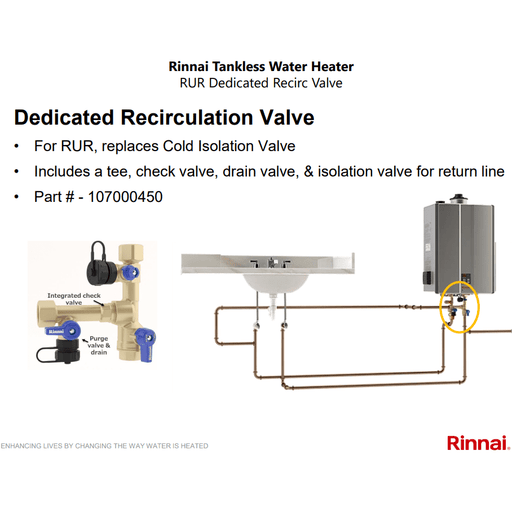 Dedicated Hot Water Return Line Closed Loop Hot Water