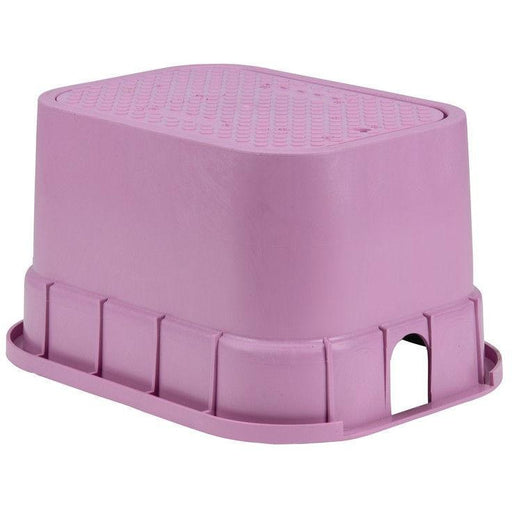 Rain Bird - PVBSTDP - 12 in. PVB Standard Valve Box - Purple Body & Drop-in Purple Lid -  - Irrigation  - Big Frog Supply