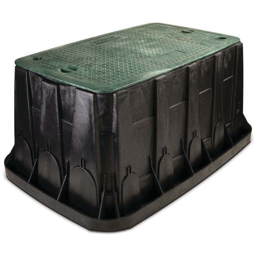 Rain Bird VBMAXH Maxi Jumbo Valve Box - Black Body With Green Lid