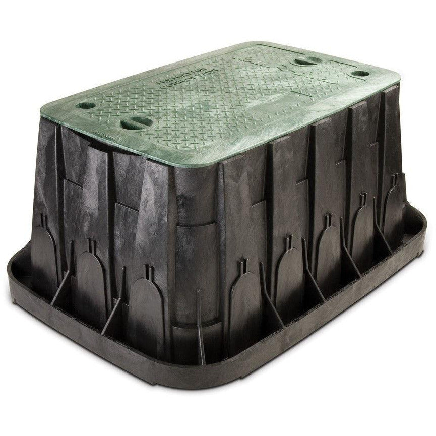 1118-017 【ECO割】 RXON WELLBOX S Rain Bird VBSPRH Super Jumbo Valve Box Black Body With Green Lid +
