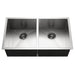 Houzer - Houzer CTD-3350 Contempo Series Undermount Stainless Steel 50/50 Double Bowl Kitchen Sink - Default Title - Kitchen Sink - Undermount  - Big Frog Supply - 1