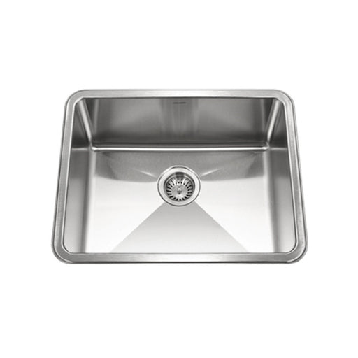 Houzer - Houzer NOS-4100 Nouvelle Series 25mm Radius Undermount Stainless Steel Single Bowl Kitchen Sink - Default Title - Kitchen Sink - Undermount  - Big Frog Supply - 1