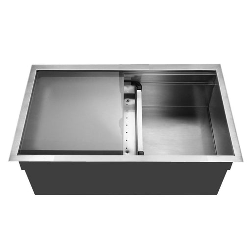 Houzer - Houzer NVS-5200 Novus Series Dual Level Undermount Stainless Steel Large Single Bowl Kitchen Sink with Sliding Platform - Default Title - Kitchen Sink - Undermount  - Big Frog Supply - 1