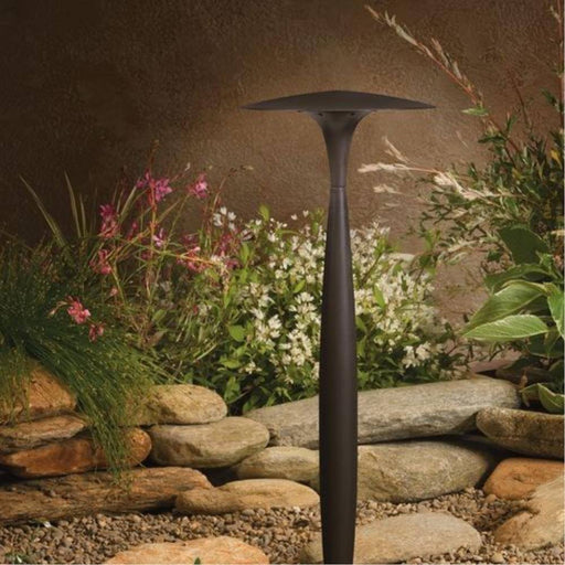 Kichler - LED Broad Roof Path Light, Architectural Bronze, Updated LED Lamp Style -  - Landscape Lighting  - Big Frog Supply