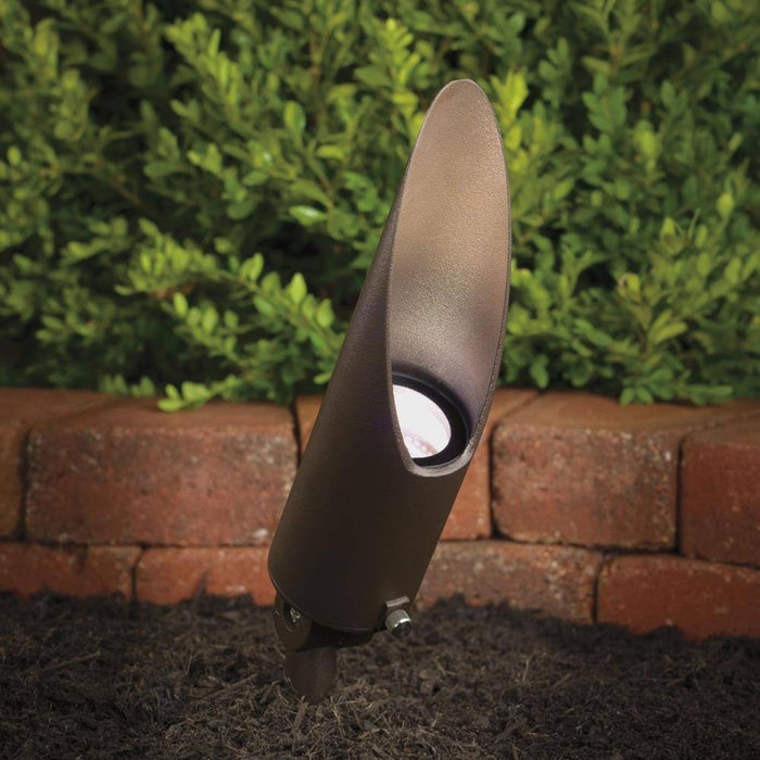 Kichler - Long Cowl Mini-Accent Light Up and Down -  - Landscape Lighting  - Big Frog Supply