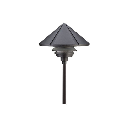 Kichler - One Light 120 Volt Path and Spread Light - Textured Black - Landscape Lighting  - Big Frog Supply - 1