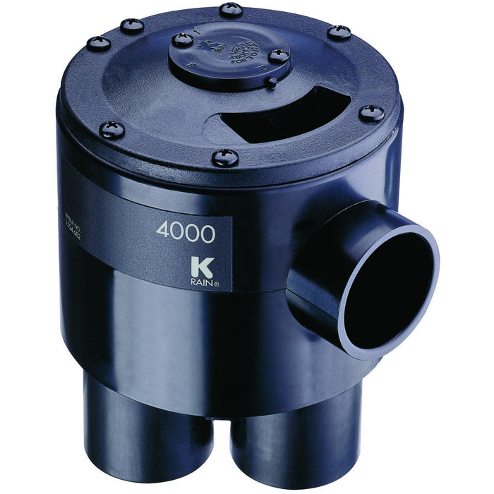 K-Rain - 4404 - 4000 Series Valve, 4 Outlet, Cammed for 4 Zone Operation