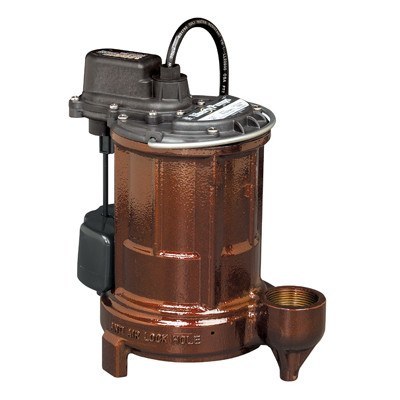 Liberty Pumps - 1/3 HP Cast Iron Submersible Sump/Effluent Pump - Wide-Angle Float with Series (piggy-back) Plug - Pumps  - Big Frog Supply - 2