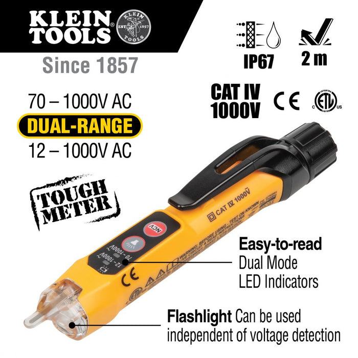 Klein Tools - RT250KIT - Premium Non-Contact Voltage and GFCI Receptacle Electrical Test Kit