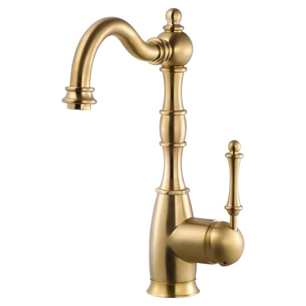 Hamat - NOBR-4000 BB - Traditional Brass Bar Faucet in Brushed Brass