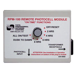Iluminación exterior Vista - RPM-100 El módulo de control RPM-100