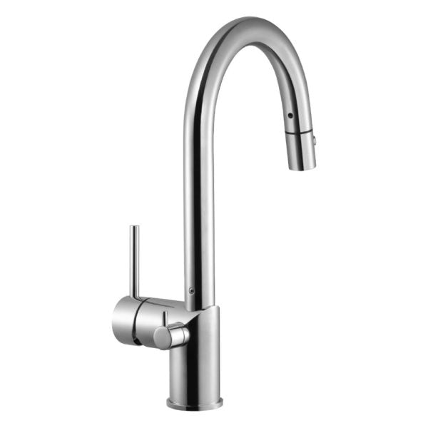 Hamat - SHPD-2000 PW - Dual Function Pull Down with Shut Off Valve for Hot Water in Pewter