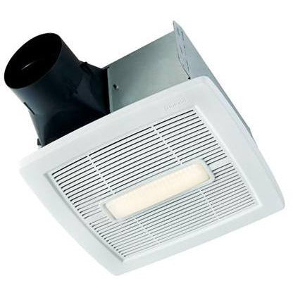 NuTone - AEN80BL - InVent™ Series Single-Speed Fan With LED Light 80 CFM 1.5 Sones, ENERGY STAR® certified product