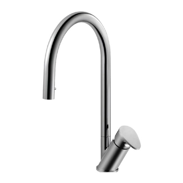 Hamat - WAPD-1000 PC - Single Function Hidden Pull Down Kitchen Faucet in Polished Chrome