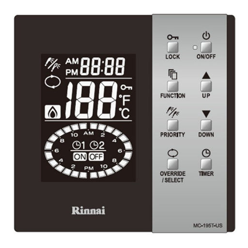 Rinnai - Rinnai Digial Recirculation Controller MC-195T-US -  - Water Heater Controllers  - Big Frog Supply